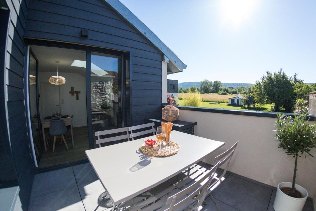 Appart-Hotel N 3 Avec Terrasse, Piscine, Petit-Dejeuner Et Parking Prive Chouzelot Eksteriør bilde